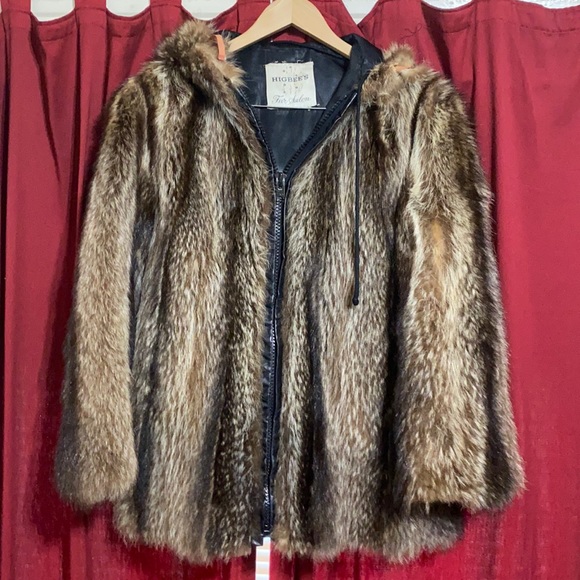 Higbees Jackets & Blazers - Higbee’s Racoon hooded coat